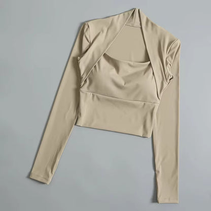 Haut de sport avec coussin de poitrine — Confort et soutien pour vos entraînements